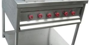 Stainless Steel Four Burner Range
