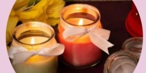 Glass Cookie Jar Candle