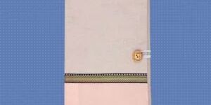 Button Jute File Folder
