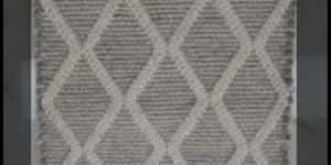 Plain Cross Jaguar Woolen Mat