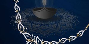 Elegant Real Diamond Necklace in Gold