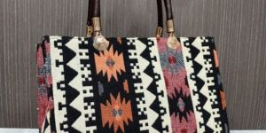 Multicolor Jacquard Hand Bag
