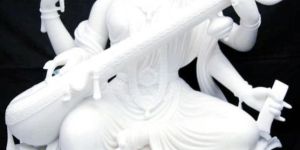 Marble Saraswati Statue