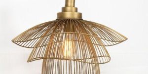 Pendant with Gold Plates