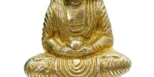 Buddha 01 Gold Brass Statue