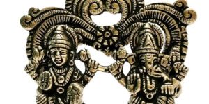lxgna001 Brass Laxmi Ganesh Statues