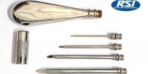 Stainless Steel Silver Trocar Set Four