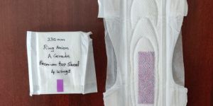 Anion Pink Sanitary Napkins Biodegradable