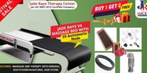 Jade Rays V4 Gold Massage Bed