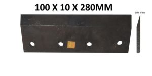 100x10x280mm Chaff Cutter Blade