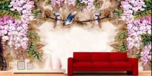 PVC Printed 7D Wallpaper