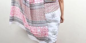 Cotton Kalamkari Hand Block Printed Saree