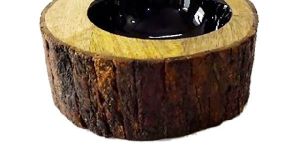 Wooden Dog Bowl