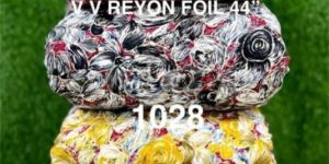 Rayon Foil Fabric