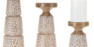 Wooden Candle Holder