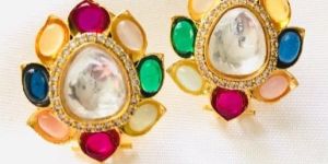 Diamond Polki Earring