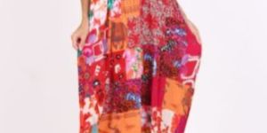 Poly Cotton Long One Piece Dress