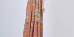 Viscose Long One Piece Dress