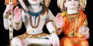 Marble Shiv Parivar Statue