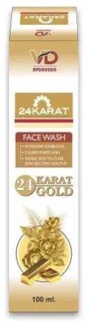 24 Karat Gold Face Wash