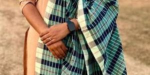 Sea Green Designer Checks Dupatta