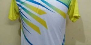 Polyester Yellow Sublimation T Shirt