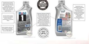 Lubricant Oil Labels