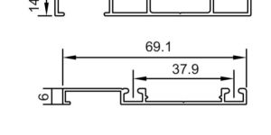 AP-AG99 Aluminium Track Profile