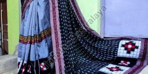Sambalpuri Cotton Pata Saree
