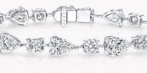3.00ctw Alternate Pear And Round Diamond Bracelet
