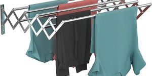 Stainless Steel Wallmounted Folding Rack 24 Inches