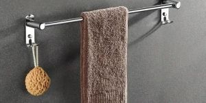 Stainless Steel Hook Towel Rod