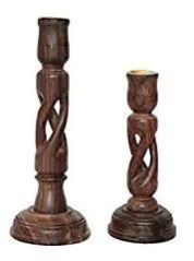 Wooden Candle Holders