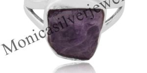 Raw Amethyst Ring