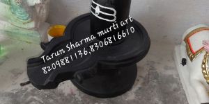 Black Marble Shivling Statue