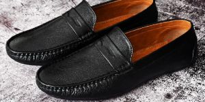 Mens Black Loafer Shoes