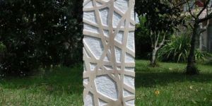 Marble Modern Art Pillar Sculpture