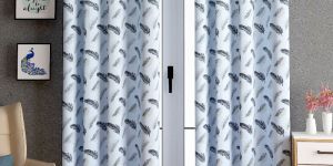 Gold Brown Polyester Curtain