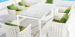 Wicker Dining Table Set