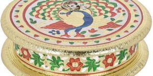 Wooden Round Dry Fruit Box