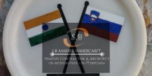 Makrana White Marble Plate