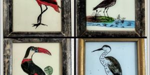 Glass Painting Wall Hanging