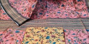 PRINTED CHANDARI SILK SAREE