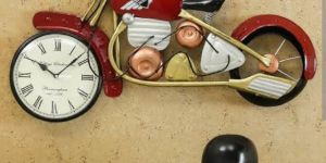 10inch Metal Us Bike Clock Wall Frame