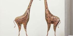 S2 Metal Deer Table Decor