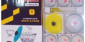 White Italian Pudding Set