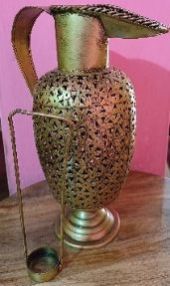 Iron Die Cut Mug with T-Light Holder