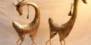 T-Light Round Neck Deer Candle Holder Set