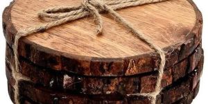 Wooden Raw Coaster