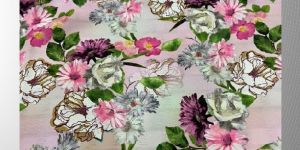 Georgette Check Fabric